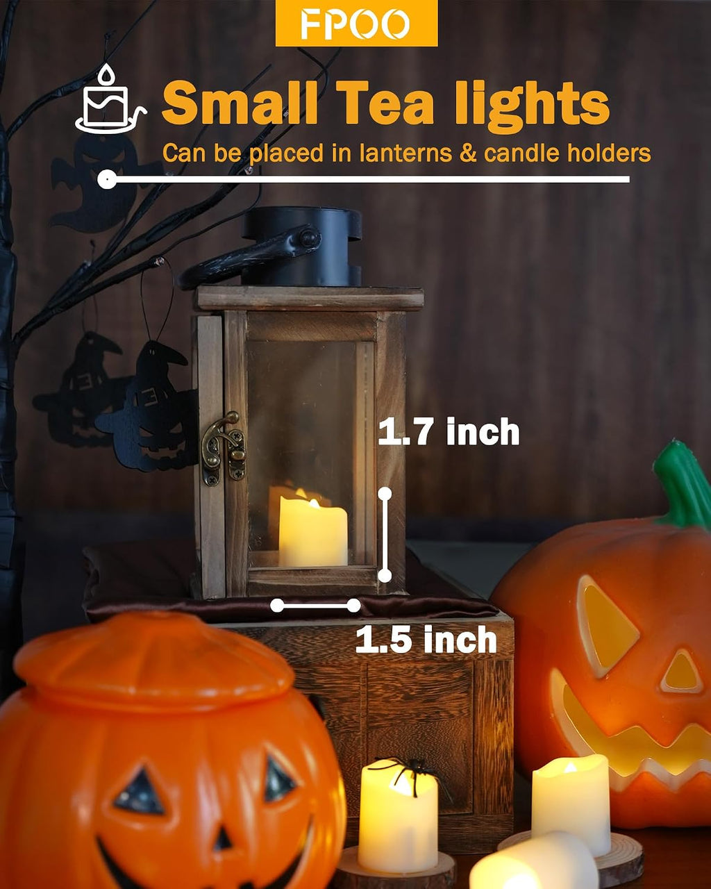 6PCS Rechargeable Flameless Tea Lights with Remote Timer, Votive Candles