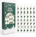 6 Pack Christmas Taper Candles, 10 Inch Unscented Candle Sticks