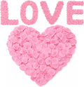 Anwyll 3000Pcs Pink Rose Petals - Artificial Faux Flowers Fake Rose Petals for Wedding Proposal Engagement Romantic Night Anniversary Valentine's Galentine's Day Decoration Home Room Party Decor