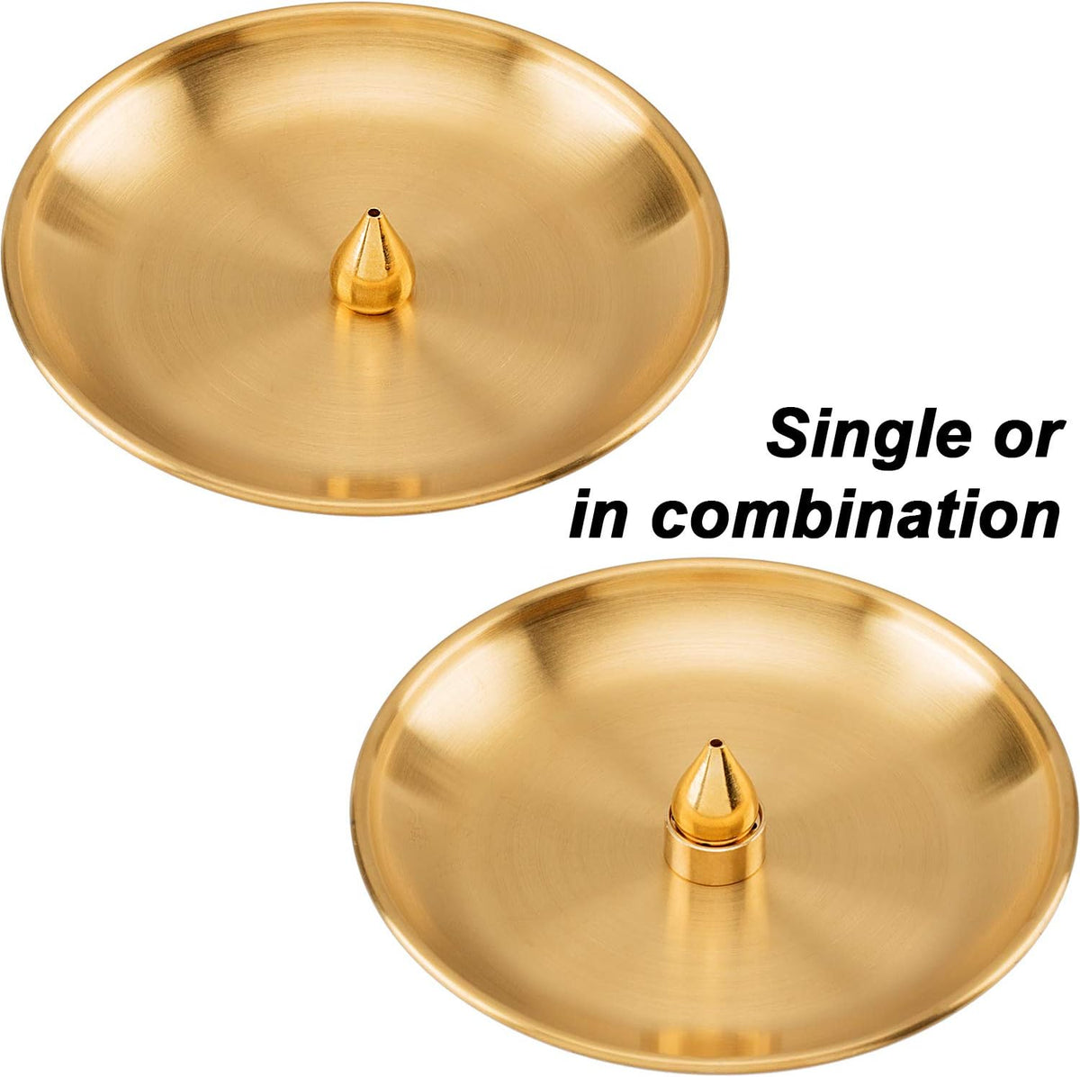 OIIKI Brass Incense Holder, Coil Incense Burner, 3 Styles