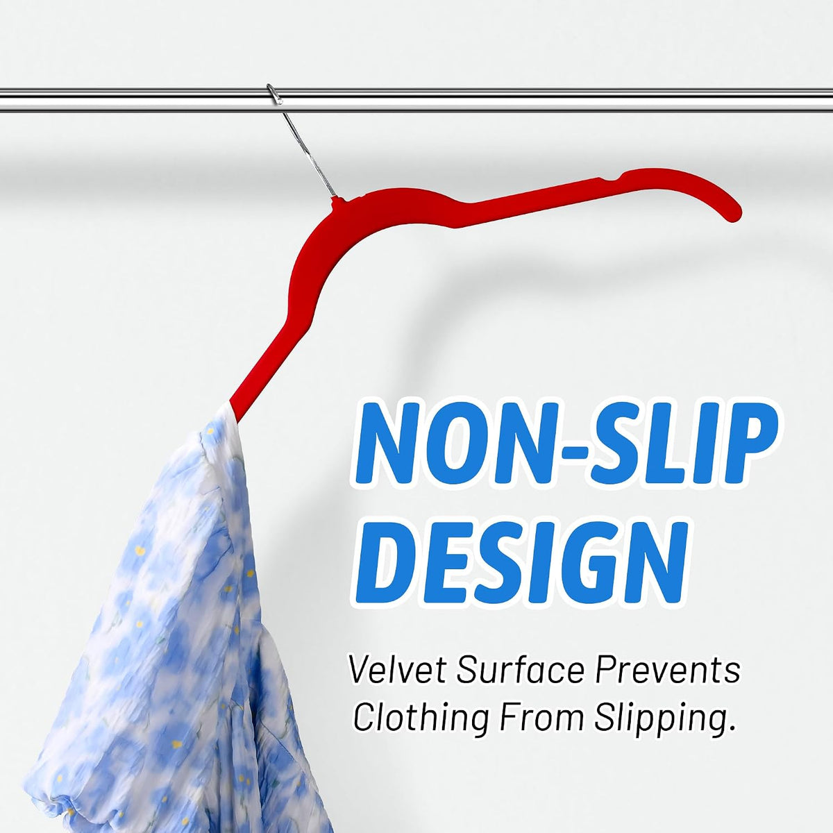 Sishynio Velvet Hangers 30 Pack, Non-Slip Slim Felt Hangers Colorful