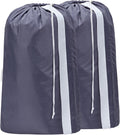 HOMEST 2pack XL Laundry Bag with Strap, Clothes Organizer for Dorm & Travel
