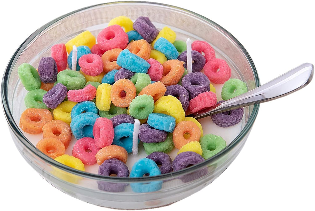 Fruity Loops Cereal Bowl Scented Soy Candle