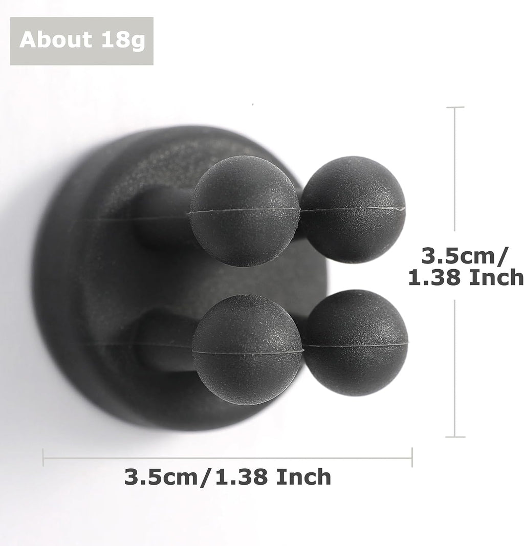 4 pcs Silicone Toothbrush Holder Multi-Function Hook Waterproof self Adhesive Single Toothbrush Hook Plug Holder for Wall for Hanging Bathroom Kitchen Living Room Office