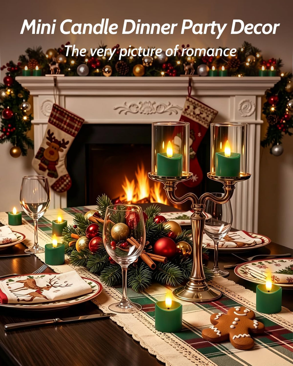 6 Pack Small Rechargeable Flameless Candles with Remote Timer