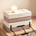 2 Pack Book Shape Cable Management Box, Decorative Faux Book Cable Box Organizer & Cable Box Hider for Power Strips and Chargers, Cord Storage Organizer for Desk, Nightstand, Bookshelf