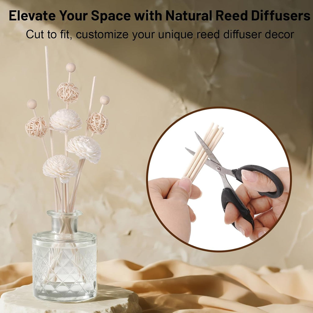 50 Pcs Reed Diffuser Sticks Rattan Flower Reed Fragrance Diffuser Set Diffuser Sticks for Office Home Decor