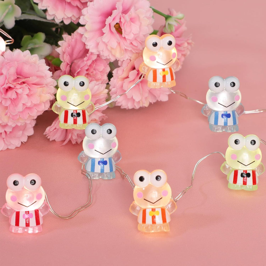 Impress Life Frog String Lights with Remote, Battery Operated & USB Powered
