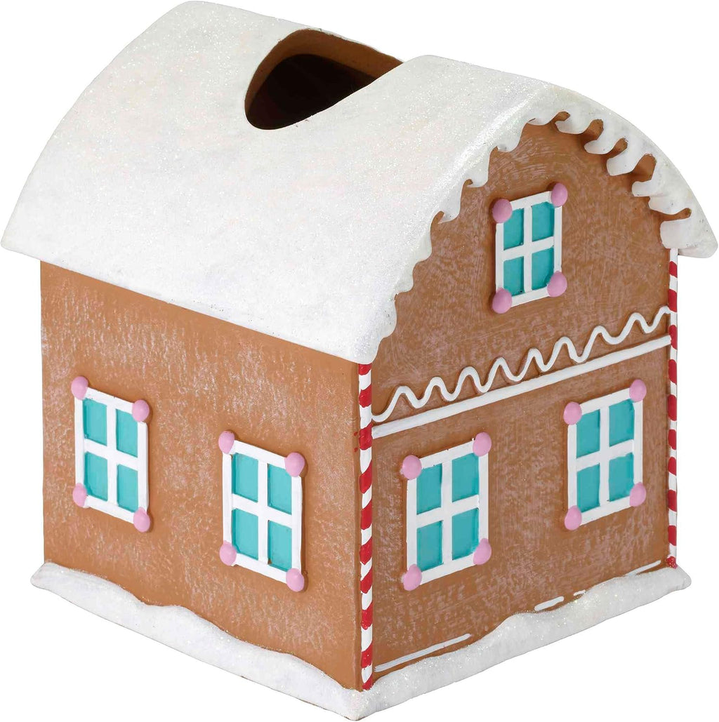 Avanti Linens - Christmas Tissue Box Cover, Tissue Holder for Home