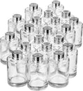 Wesiti 20 pcs Reed Diffuser Bottles 4 oz Refillable Glass with Silver Caps
