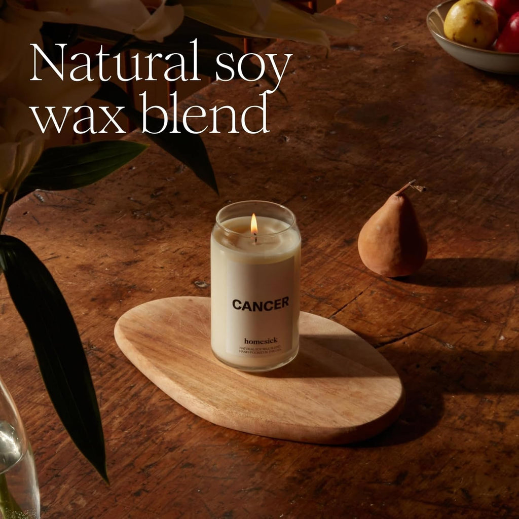 Homesick New Job Scented Candle - 13.75 oz Leather & Cinnamon Scented Natural Soy Wax Blend, Coworker Leaving Gifts for Friends, Goodbye, Going Away, New Beginnings & Congrats on New Job Candle Gift
