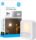 GE LED Motion Sensor Night Light, Plug-in, Dusk-to-Dawn Sensor, 20 Lumens