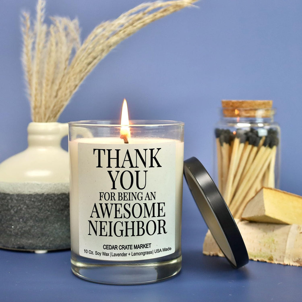 House Warming Gifts New Home 2025 for Women Men Friends - Funny Housewarming Candle, Neighbor Present Ideas for Hostess, Welcome, Homeowner, Apartment, Moving, Farewell, 100% Soy Wax, Made in USA