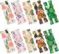 OLYCRAFT 10Pcs Portable Tangle-Free Jewelry Organizer Flower Theme Anti Wrap Necklace Organizer Necklace Display Card Universal Jewelry Storage Case for Chain Necklaces Storage - 2.5x1x0.1 Inch