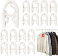 10 Pcs Foldable Travel Hangers Cruise Ship Essentials 2026 Phone Size White