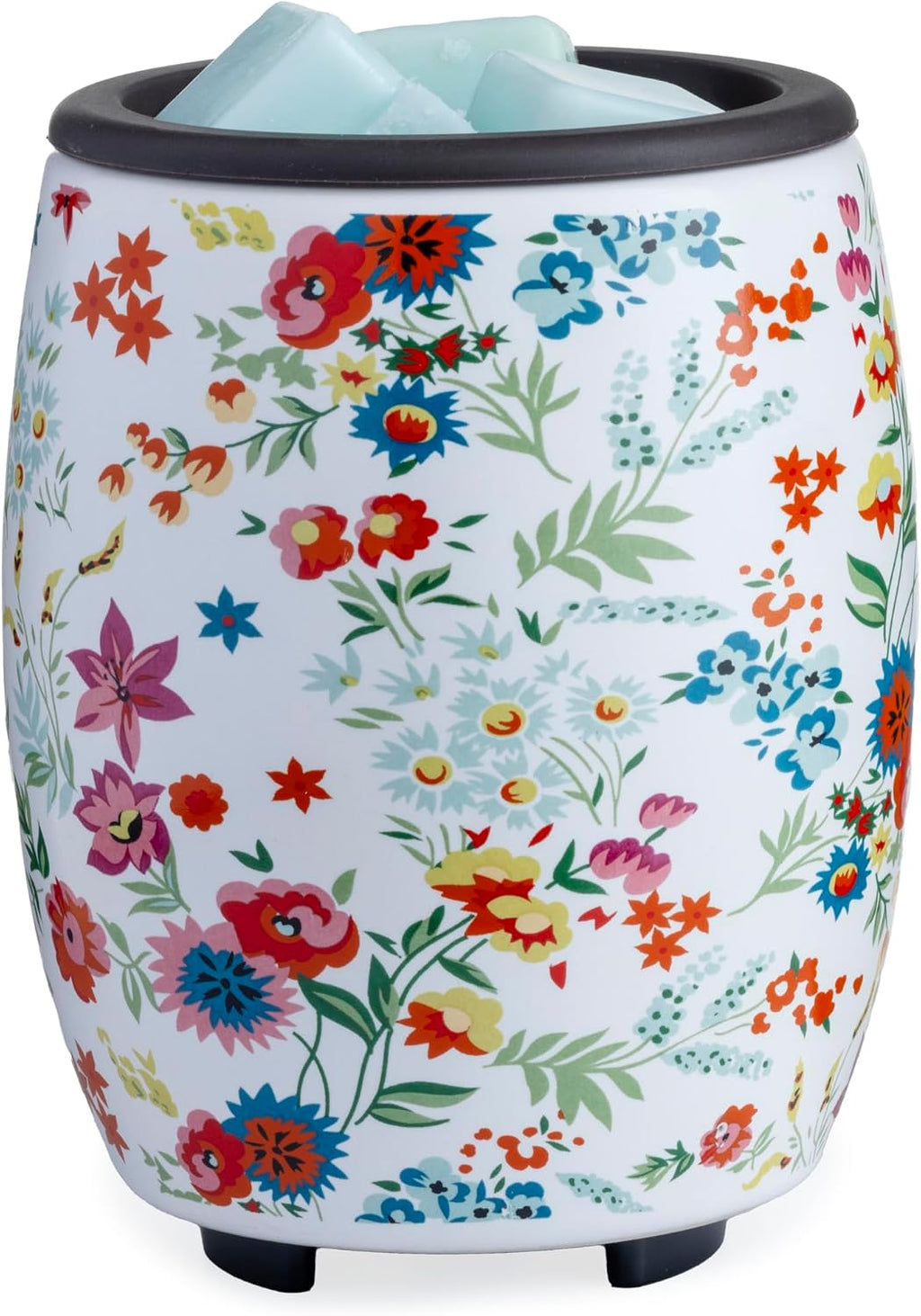 CANDLE WARMERS ETC Flip Dish Wildflowers Wax Warmer