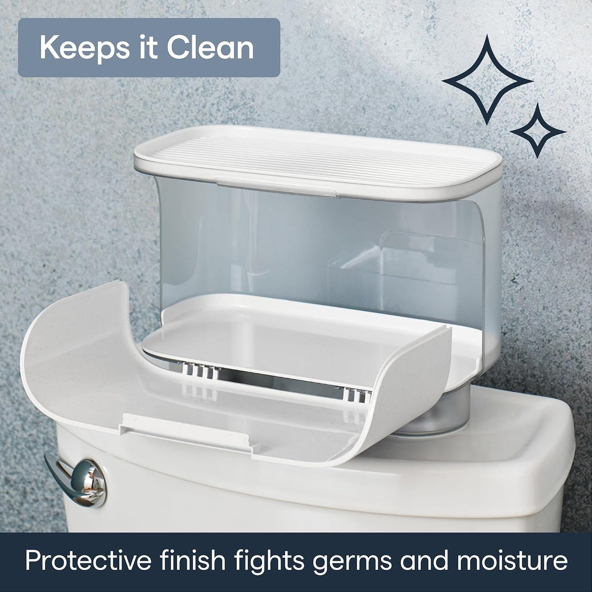 YouCopia HideAway Toilet Cabinet, Over Toilet Bathroom Storage Organizer