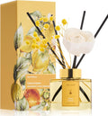Airkeep Flower Reed Diffuser Set, Citrus Lemon Diffuser Set, 5.07 Fl.oz (150ml), Home Fragrance, Bathroom, Bedroom & Home Décor, Air Freshener