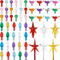 186 Pcs Ceramic Christmas Tree Replacement Lights Set, Multi Color, Stylish