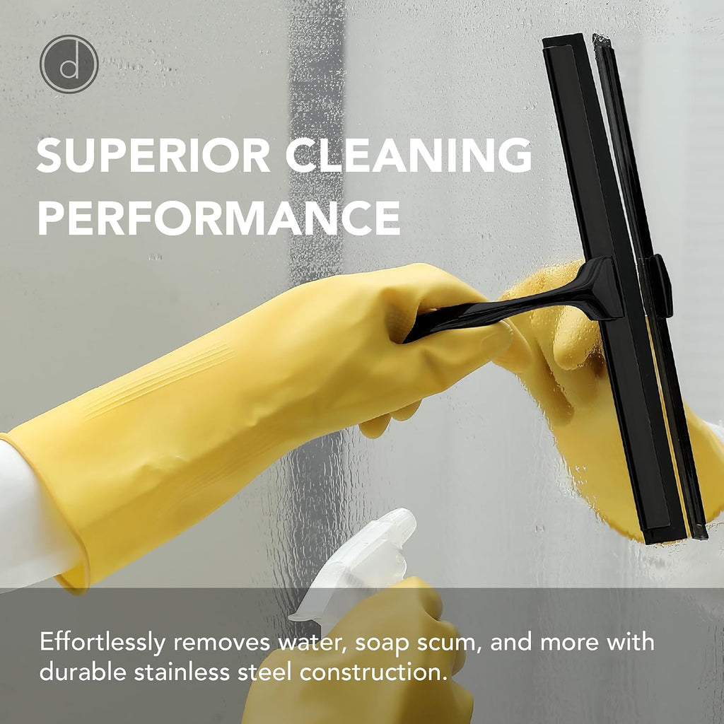 Metal Squeegee – Stainless Steel Window & Shower Cleaner