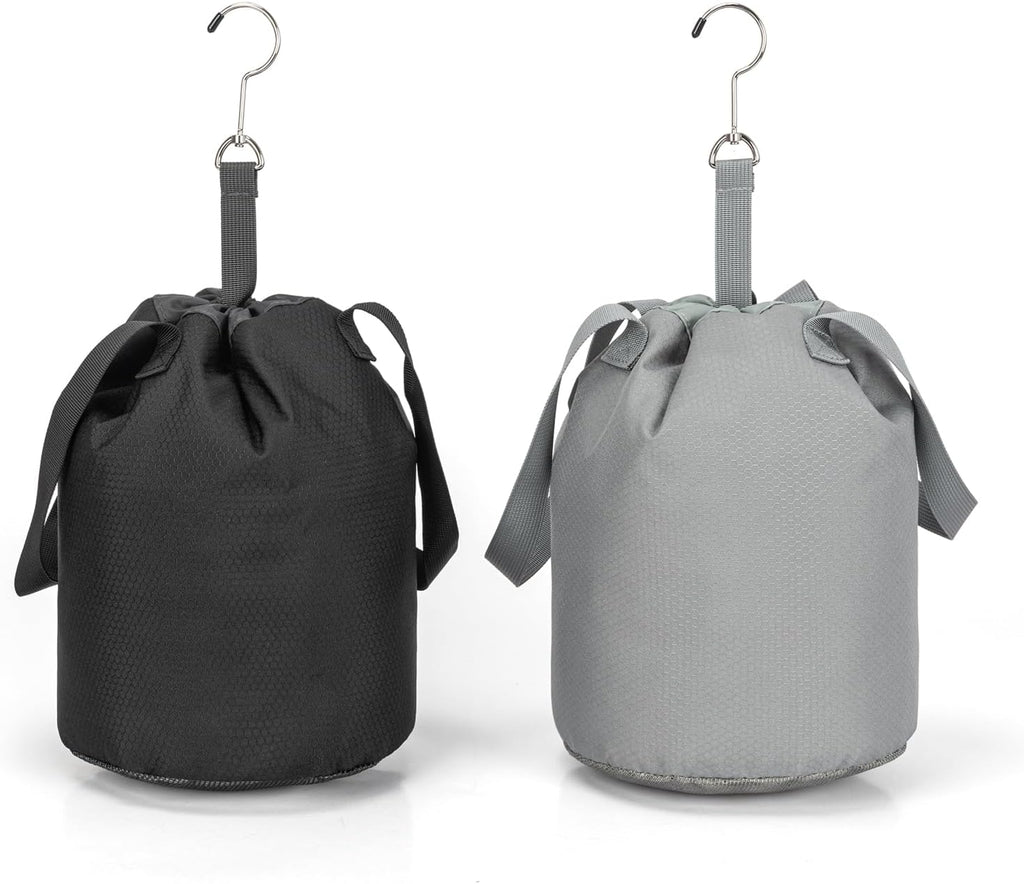 Quick Dry Mesh Shower Caddy for College Dorms – Lightweight Shower Caddy Mesh with Drawstring Top, Breathable Mesh Bottom, and Multiple Pockets with Zippers for Cruise Essentials for Shower (Black)