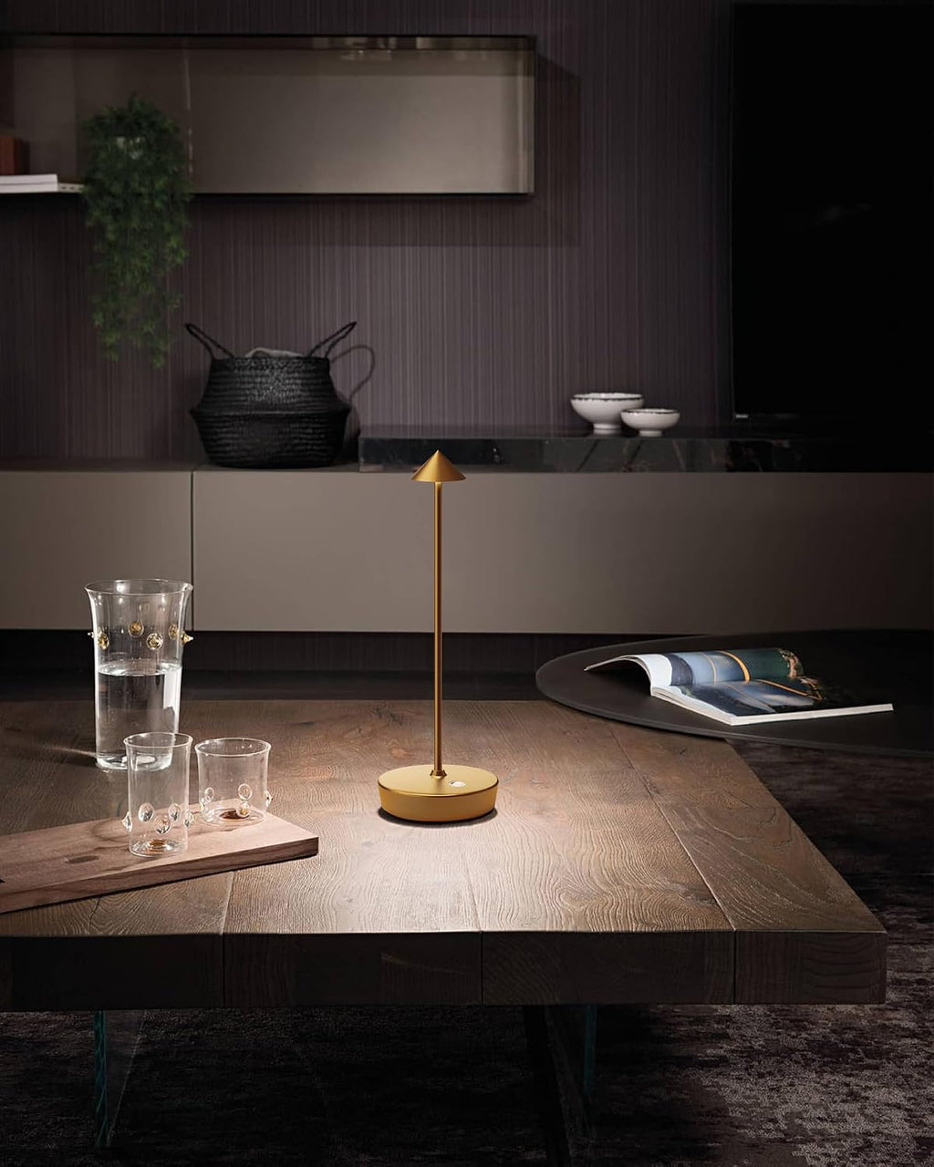 LED Cordless Rechargeable 6000mAh Battery Outdoor Table Lamps