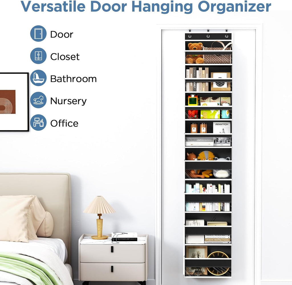 Mefirt Over The Door Organizer, 8 Shelf Door Hanging Organizers