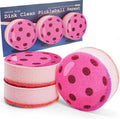 Pickleball Gifts 3pcs Cleaning Sponges, Colorful Triple-Layer Kitchen Sponges with Scrubby Base, Fun Pickleball Gifts for Women & Men, Gift-Ready Packaging, Pink