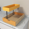 Elysian 2-Tier Pull Out Drawer Organizer, Sliding Shelf Storage for Kitchen, Bathroom, Under Sink Cabinet (12" Width)