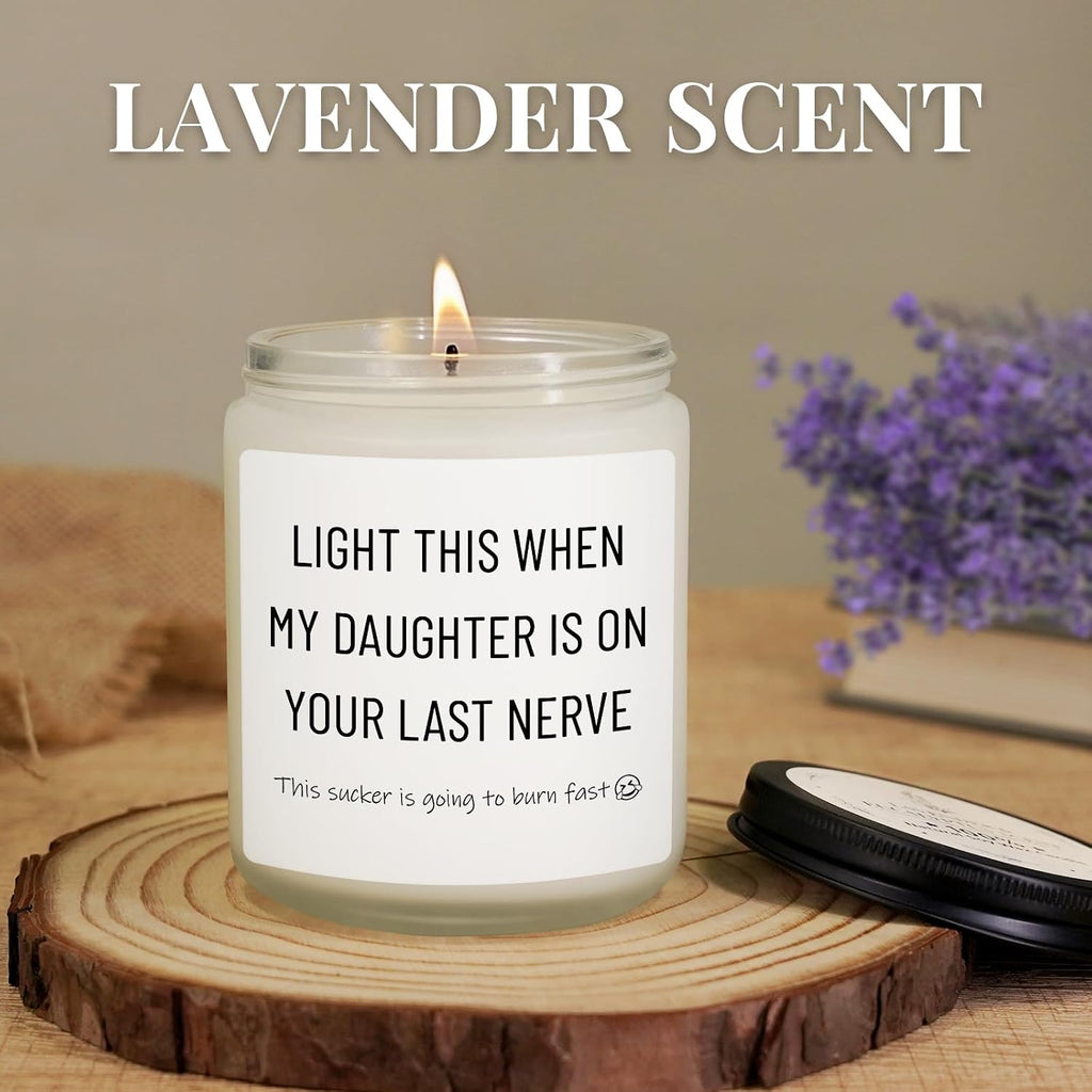 Son in Law Gifts, Funny Son-in-Law to be Candle Gifts, Lavender Scent