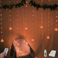 YOLIGHT Wishing Ball Curtain Lights 9.8 x3.3 ft, USB/Battery Powered