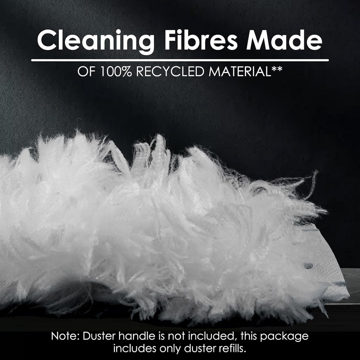 (20 Count) Disposable Duster Refills Compatible with O-Cedar Flex & Catch Dusters, Heavy Duty Dust Refills, Multi-Surface Duster Replacement Kit, Dust Removal Brush Heads