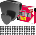 Space Saving Hanger Hooks 70Pcs, Upgrade Heavy Duty Hangers Connector Hooks