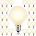 25PK G40 LED Replacement Light Bulbs, Christmas Decoration Night Light