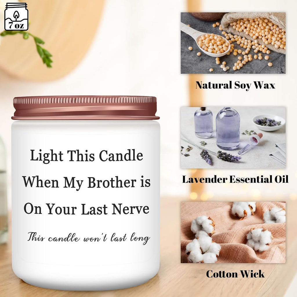 Gifts for Sister in Law from Sister, Christmas SIL Lavender Candles Gifts