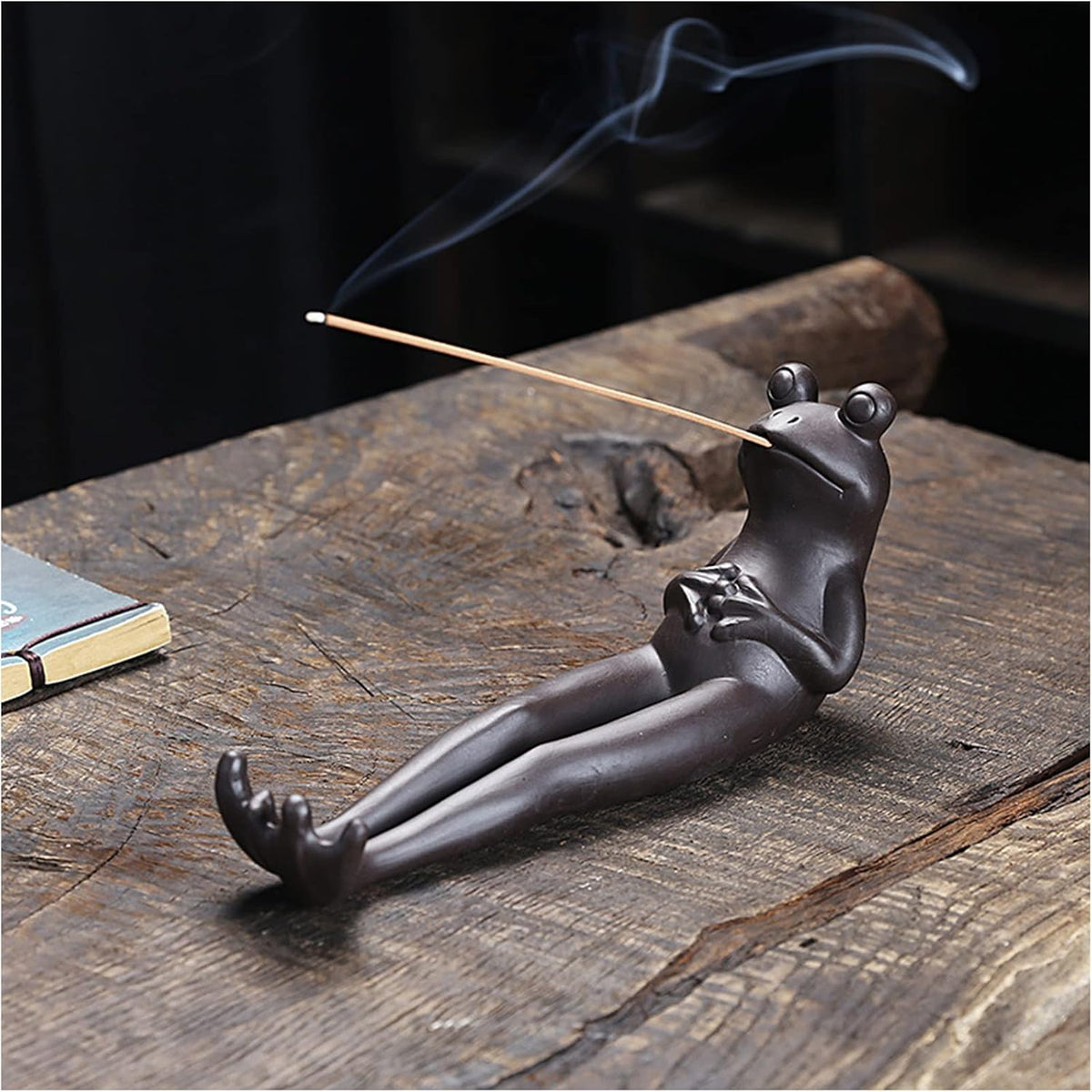 Frog Incense Holder - Ceramic Incense Burner