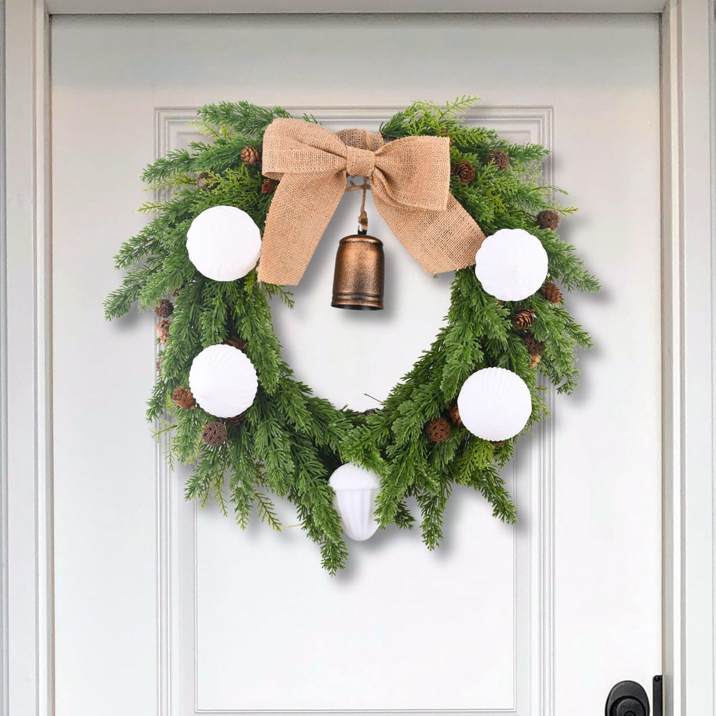 Velvet Ornaments for Christmas Tree Decorations - White Flocked Christmas Ornament Set for Winter Holiday Decor - Shatterproof Xmas Balls Ornaments Bulk - Pack of 24