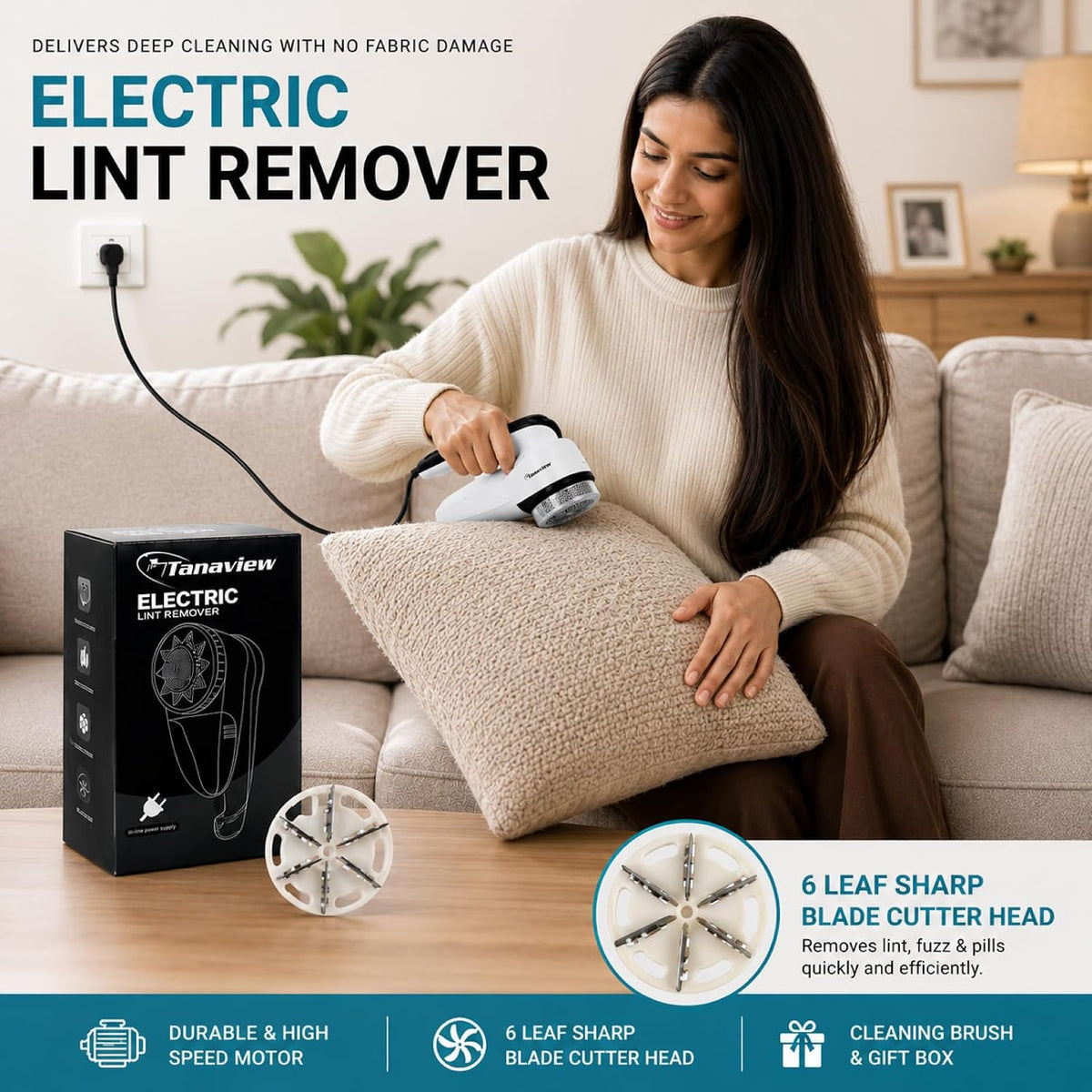 Power Corded Electric Fabric Shaver