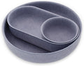 Welaxy EDC Cathall Desk Drawer Organizer Tray Felt Bowl Caddy Glacier Gray