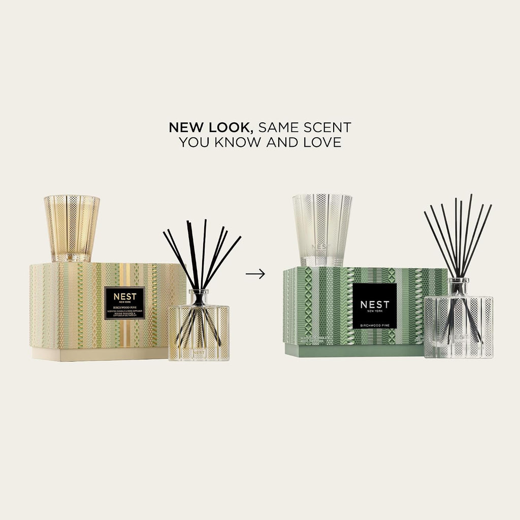 NEST New York Scented Classic Candle & Diffuser Set, Birchwood Pine