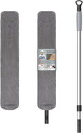 MR.SIGA Microfiber Gap Duster with Stainless Steel Adjustable Handle