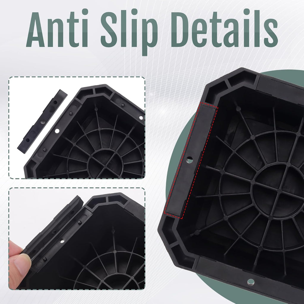 BTSD-home Adjustable Bed Risers 2, 3 or 4 Inch