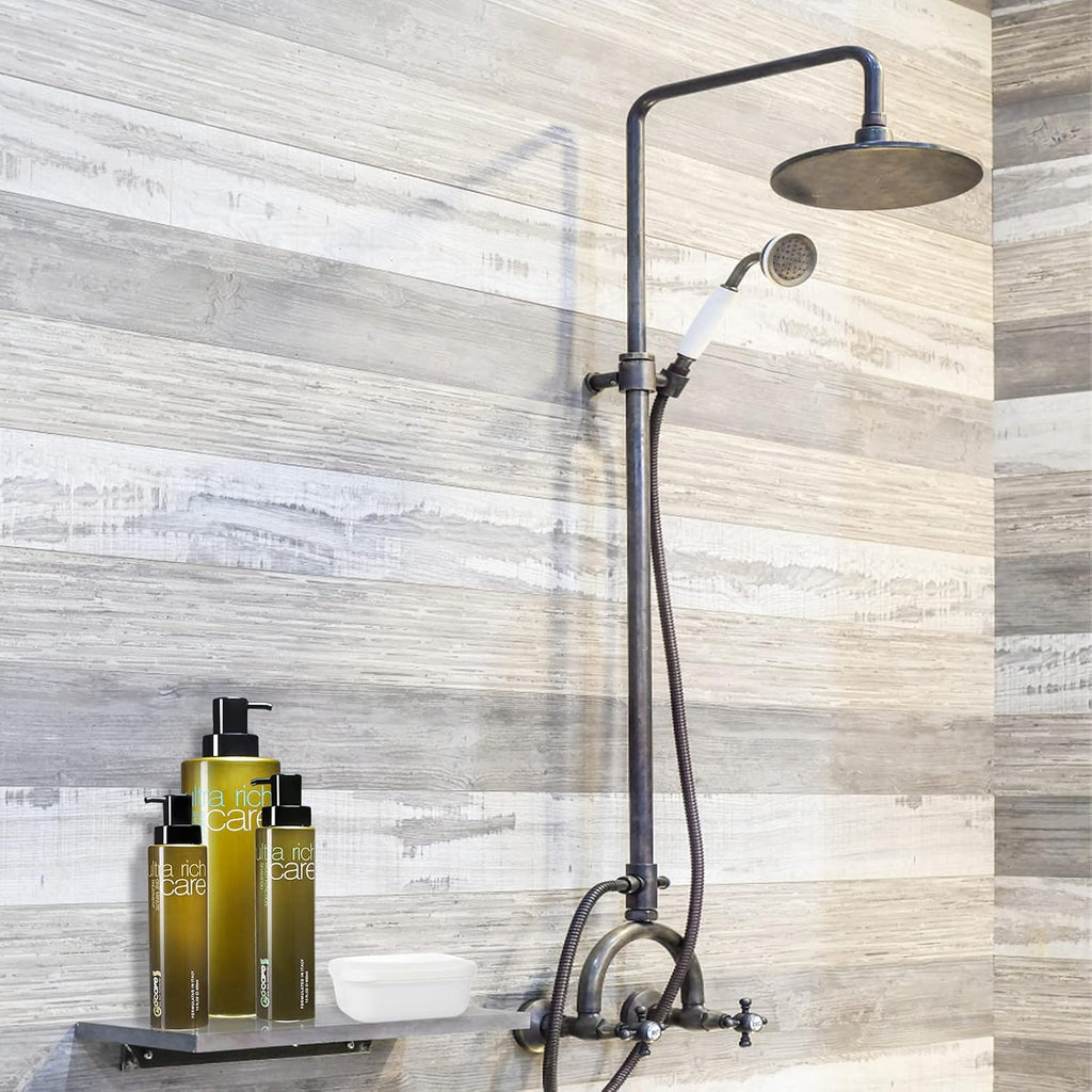 Quatish Leakproof Soap Dish with Lid & Draining Layer, Shatterproof Travel Bar Soap Holder Case Container, Portable Travel Size Toiletries Essentials for Camping, Gym, Bathroom, White (Pack of 2)