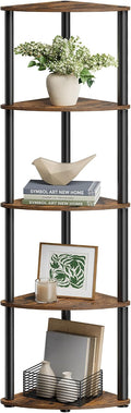 SONGMICS HOME 5-Tier Corner Shelf, Toolless Assembly