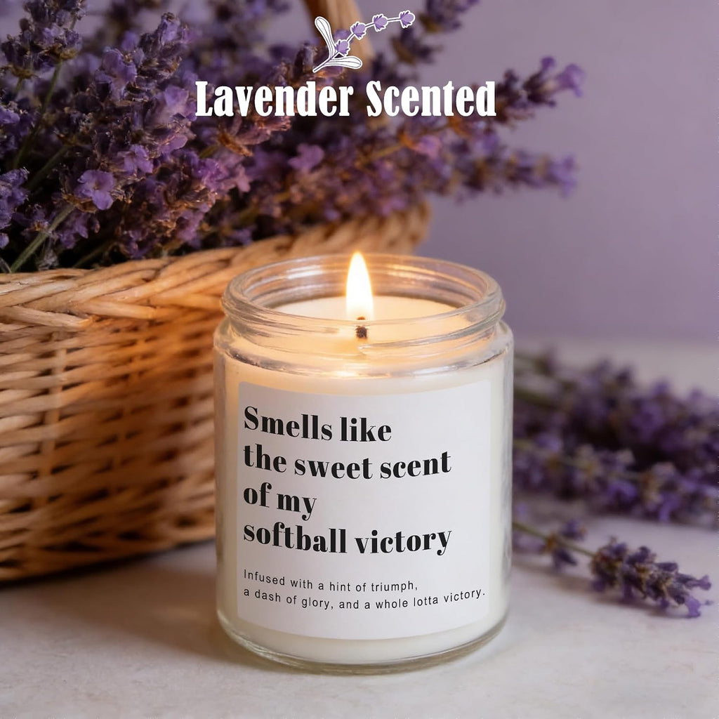 Softball Gifts for Girls, Softball Coach Gifts, Softball Candle