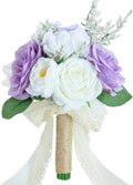 Lilac Wedding Bouquets for Bride, Bridesmaid Flower Bouquet