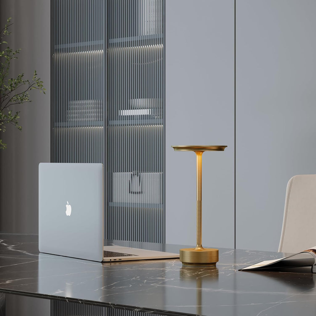 2 Pack Cordless Table Lamps Rechargeable, 5000mAh LED Table Light