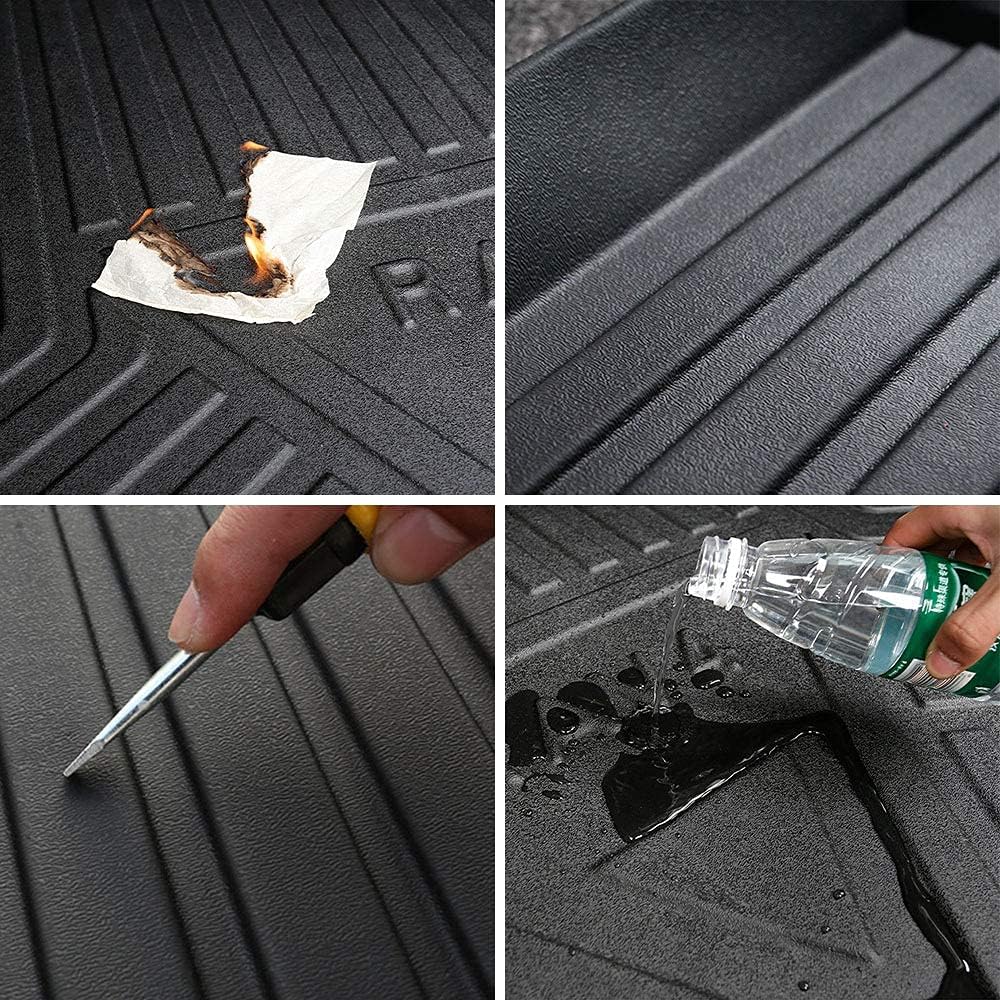 Honda Cargo Liner Car Trunk Tray Mat for Accord 2012-2017 Protector Cover in Heavy Duty Waterproof Anti-Slip Black TPV