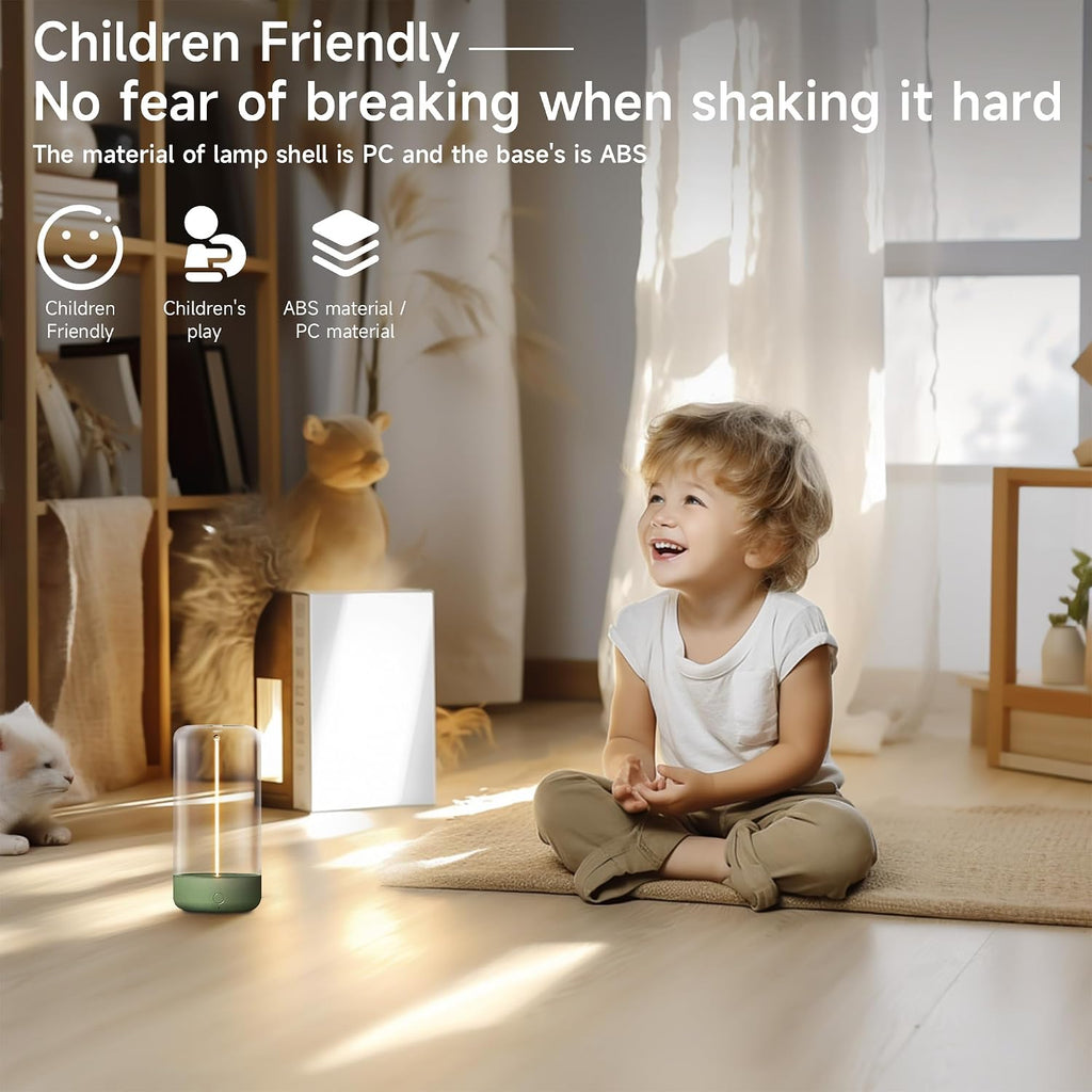 AUGE LIGHT Mini Minimalist Table Lamp, Cordless Lamp, Rechargeable Lamp