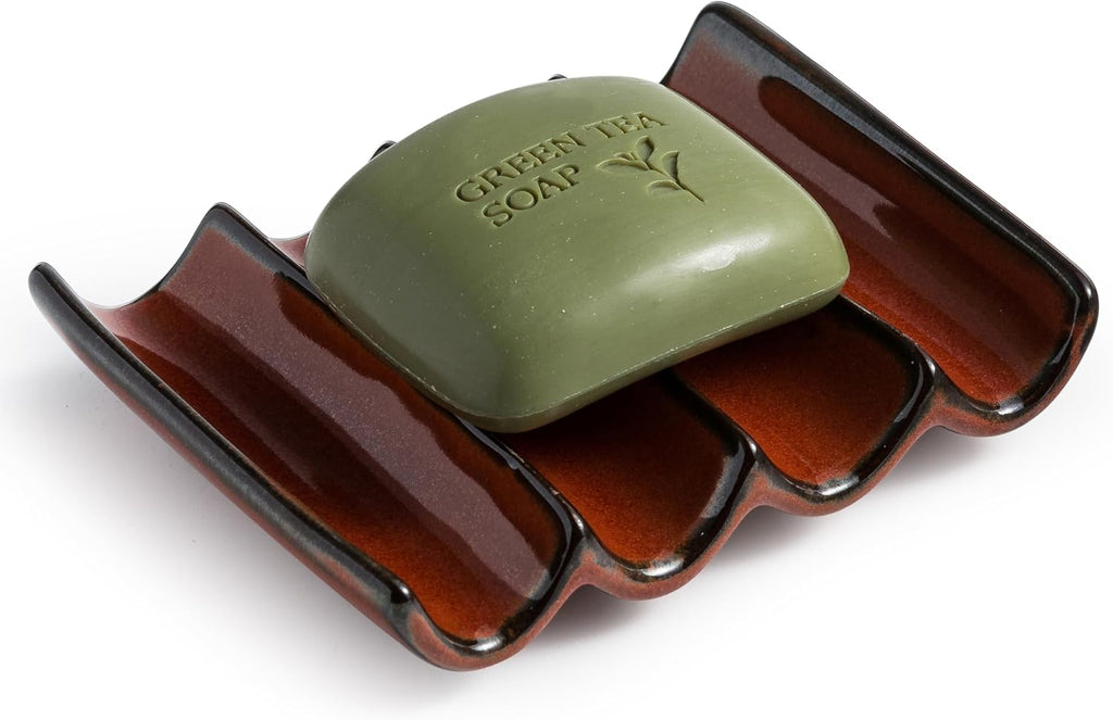 Bathroom Soap Dish for Shower, Bar Soap Holder with Drainage